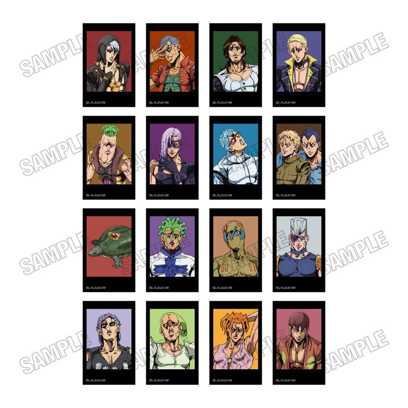 【未開封品】ジョジョの奇妙な冒険 イラストカードコレクション ジョジョの奇妙な冒険 黄金の風_ミニフォトカードコレクション【RE