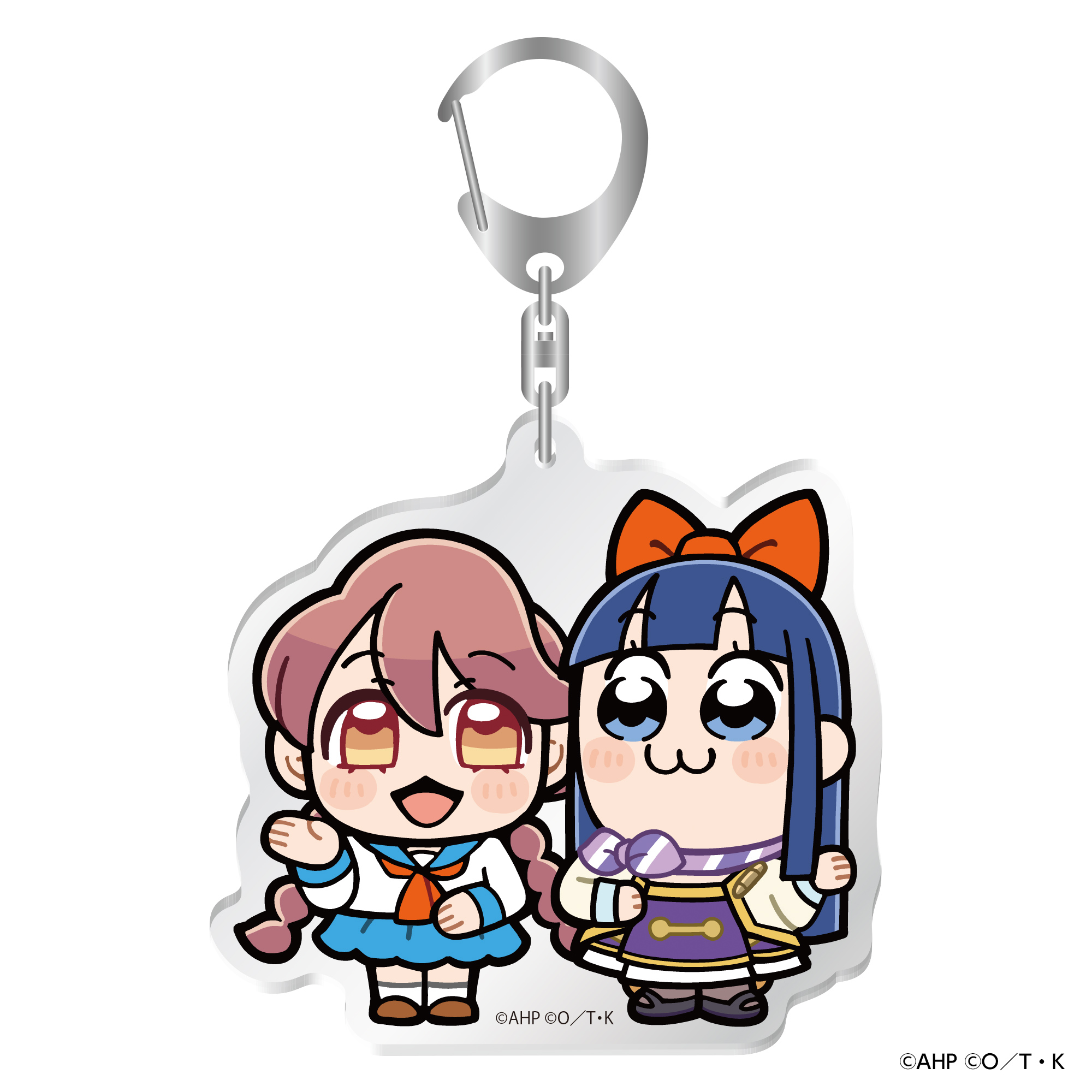 アポカリプスホテル×ポプテピピック_アクリルキーホルダー_ピピ美×ヤチヨ