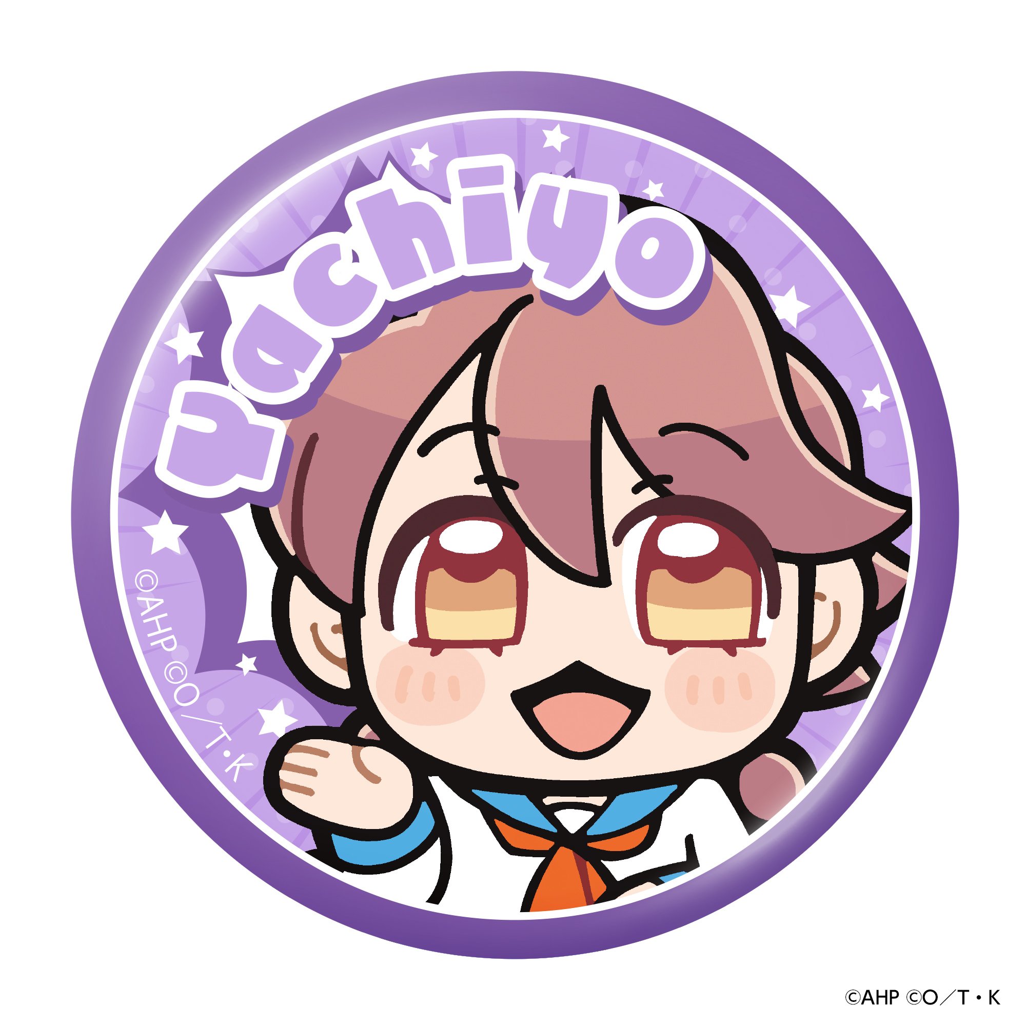 アポカリプスホテル×ポプテピピック_缶バッジ_ヤチヨ