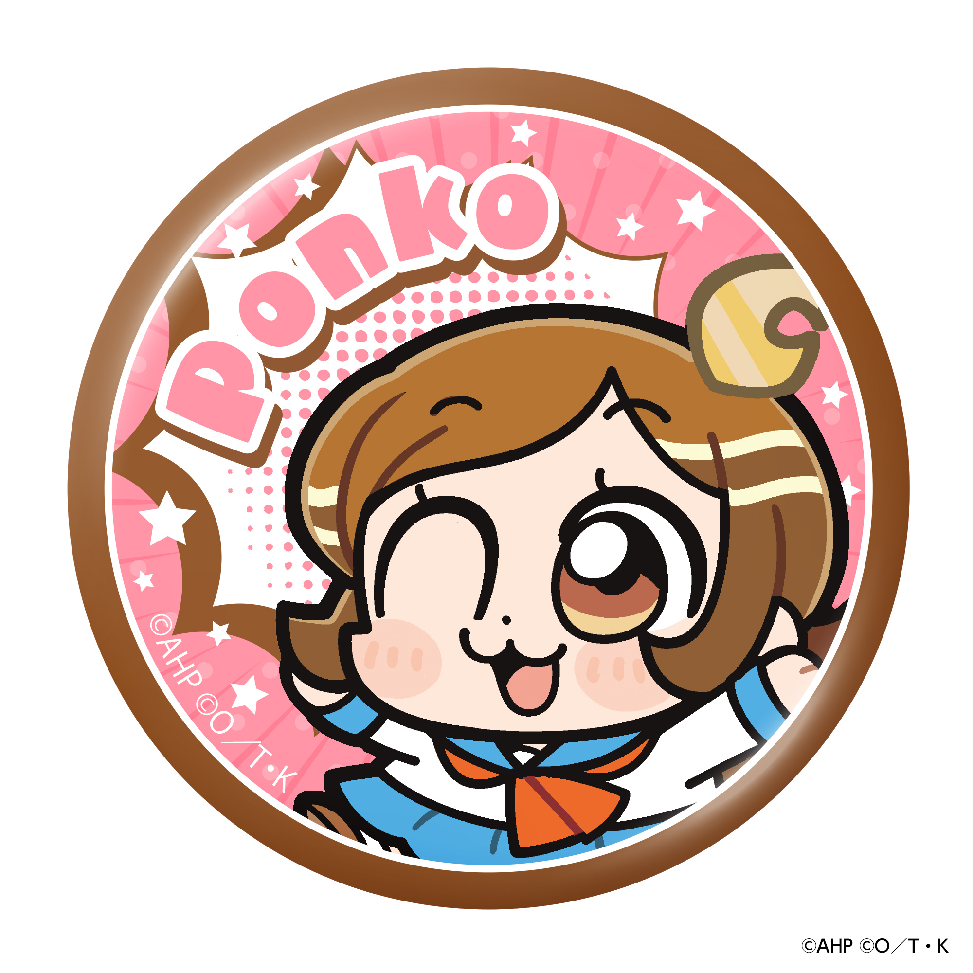 アポカリプスホテル×ポプテピピック_缶バッジ_ポン子