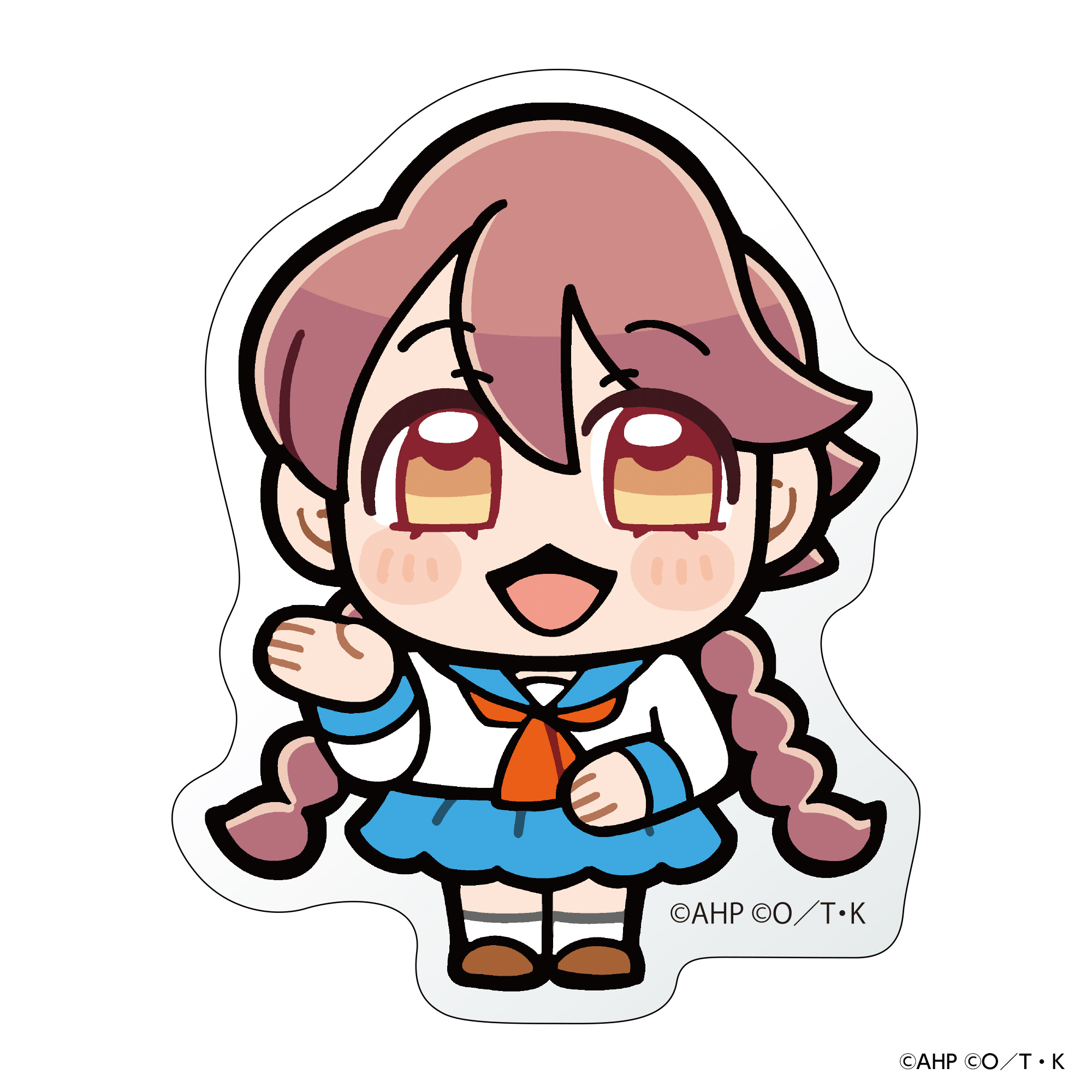 アポカリプスホテル×ポプテピピック_ステッカー_ヤチヨ