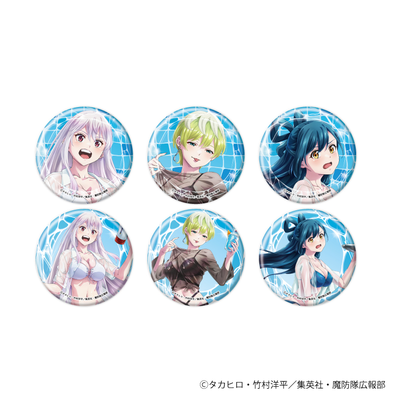 魔都精兵のスレイブ_缶バッジ01/コンプリートセット(全6種)(描き下ろしイラスト)【コンプリートセット/6個入り】