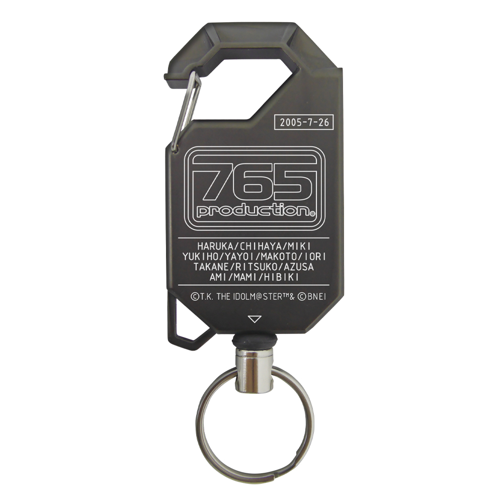 アイドルマスター_765プロ ロゴ リールキーホルダー