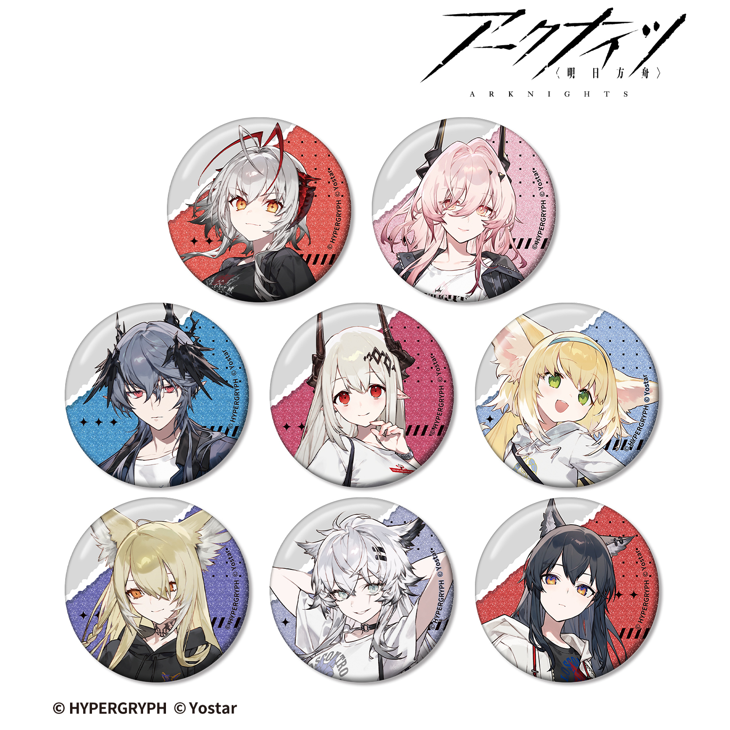 アークナイツ_ショッピングver. トレーディンググリッター缶バッジ vol