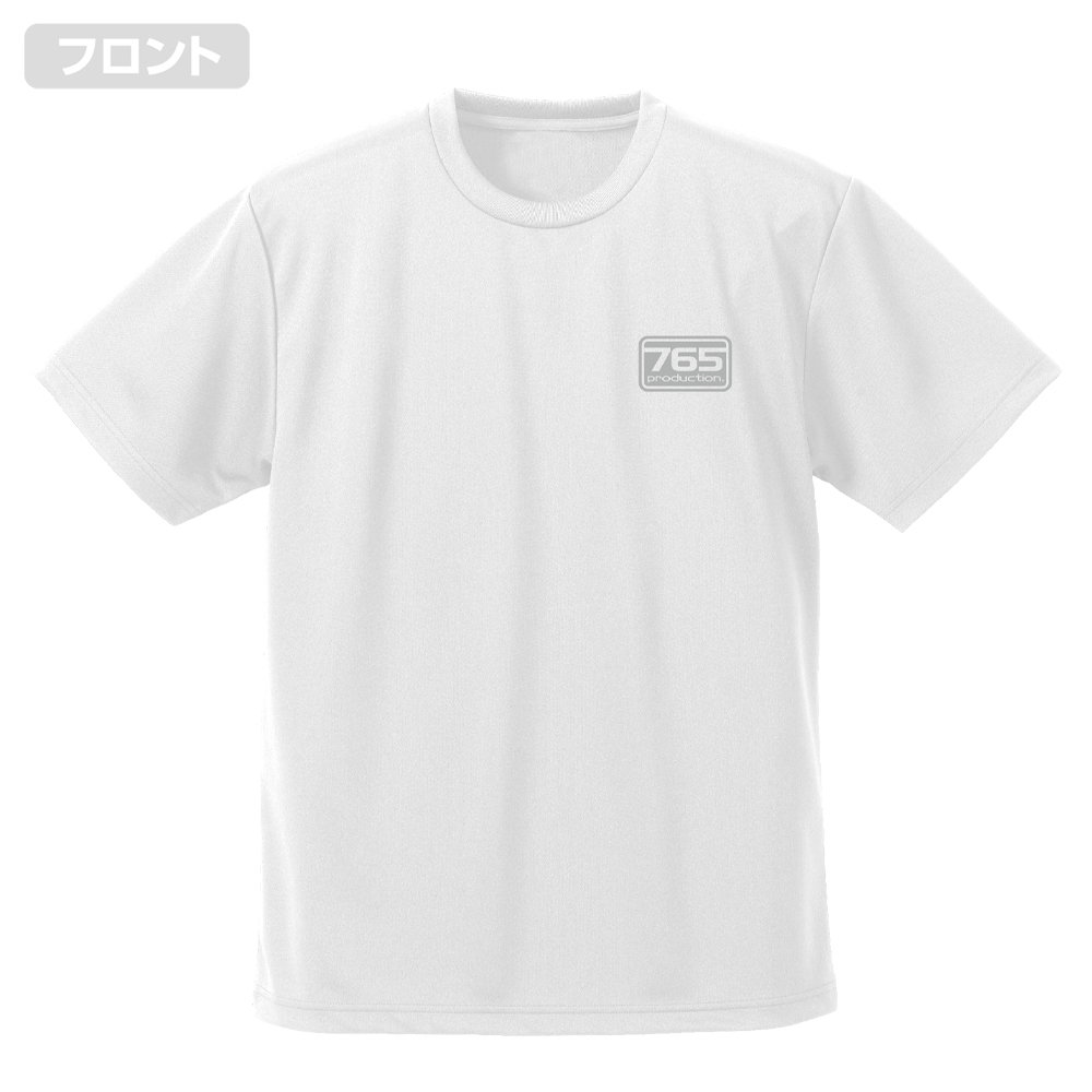 アイドルマスター_Mサイズ_765プロ ロゴ ドライTシャツ/WHITE