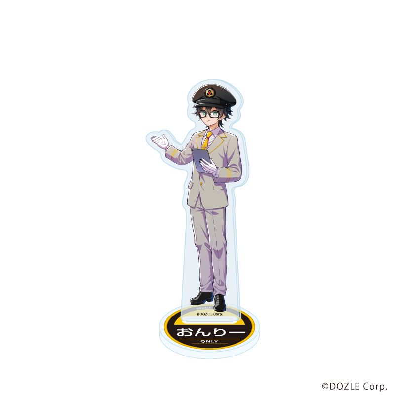 ドズル社_ホログラムアクリルスタンド03/おんりー 駅員ver.(描き下ろし