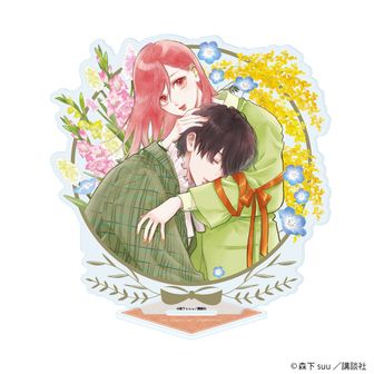 デザート ゆびさきと恋々 コースター 2個セット イラストペーパー 2枚付き ② TVアニメ『ゆびさきと恋々』 - 糸瀬 雪 パーツ付きBIGアクリル