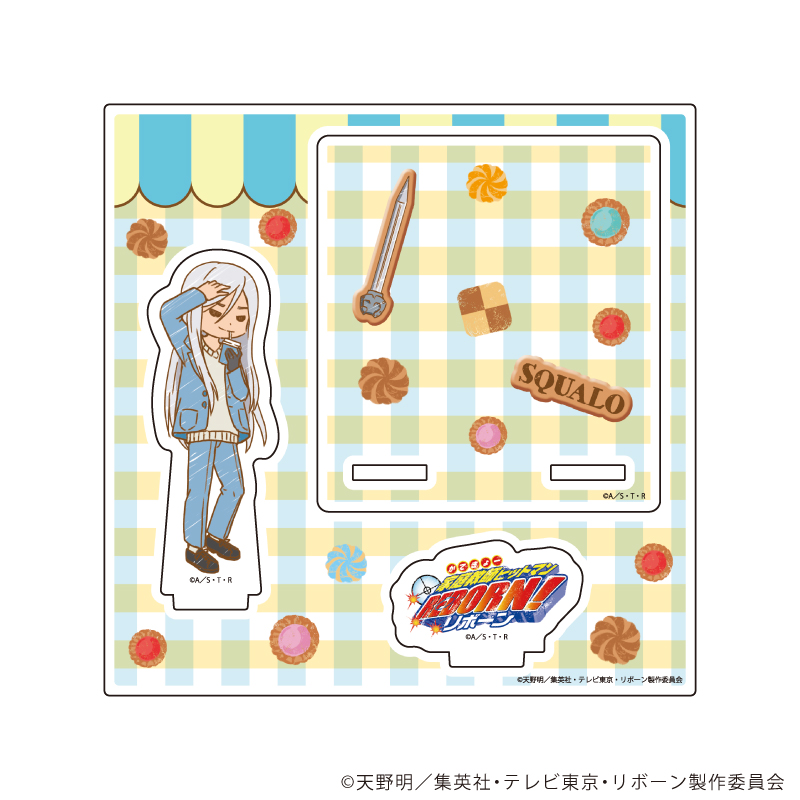 家庭教師ヒットマンREBORN!_アクリルスタンドプレート02/スクアーロ(グラフアートイラスト)