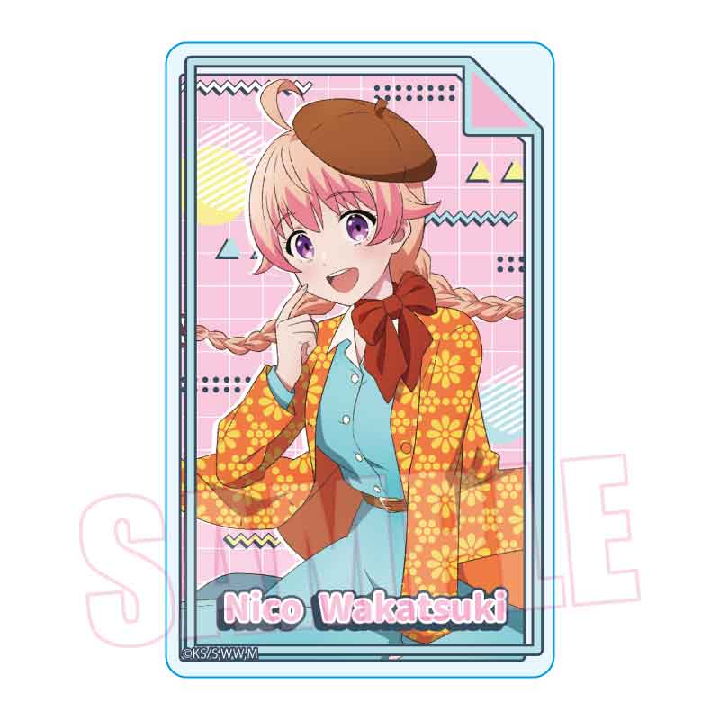 ウィッチウォッチ_アクリルカード 若月 ニコ レトロポップver.