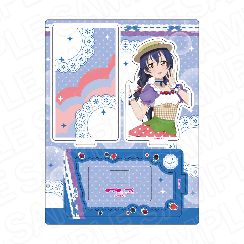 ラブライブ!_レイヤーアクリルスタンド 園田海未 Cafe party ver