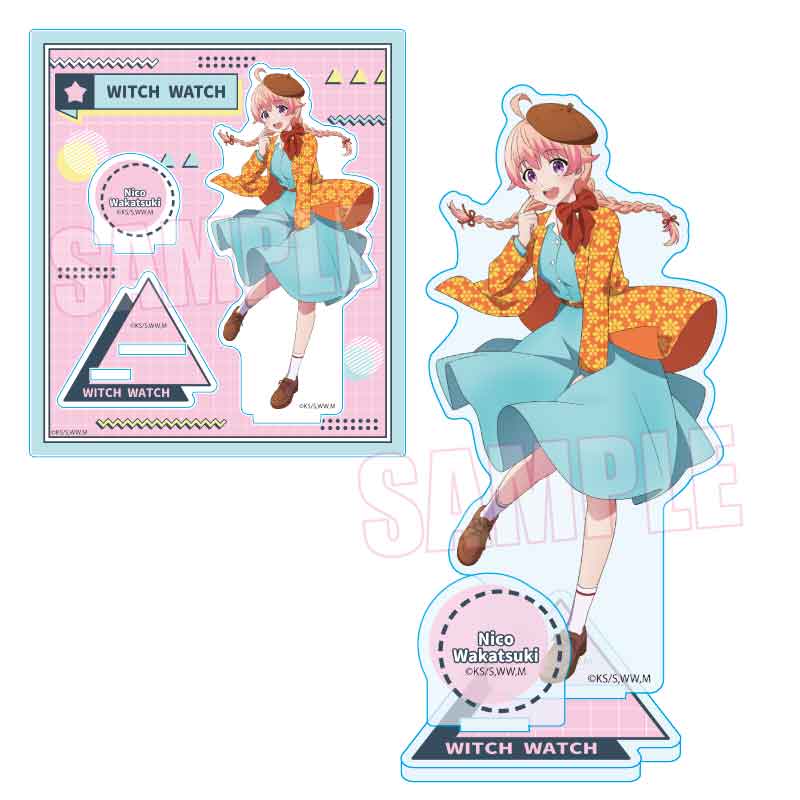 一番くじ ウィッチウォッチ アクリルスタンド 若月ニコ 4個 ウィッチウォッチ_アクリルスタンド 若月 ニコ レトロポップver