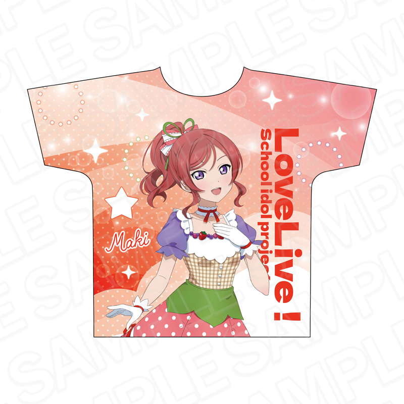 ラブライブ!_フルグラフィックTシャツ 西木野真姫 Cafe party ver