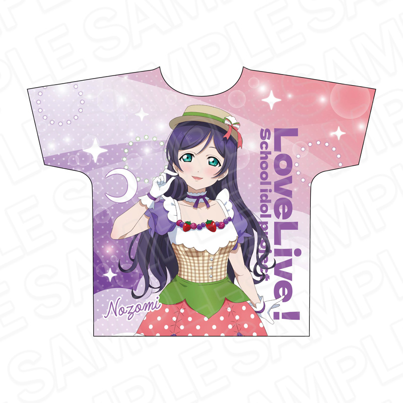 ラブライブ!_フルグラフィックTシャツ 東條 希 Cafe party ver