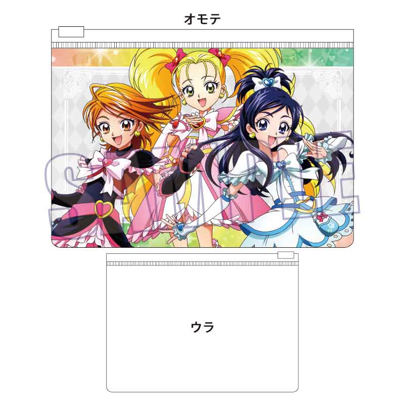 ふたりはプリキュアMax Heart_フラットポーチ A Action ver.