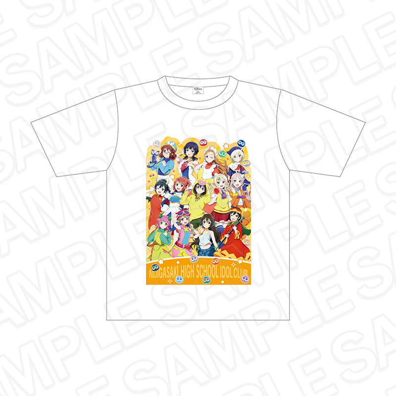 ラブライブ!虹ヶ咲学園スクールアイドル同好会×ぷよぷよ_フルカラーTシャツ