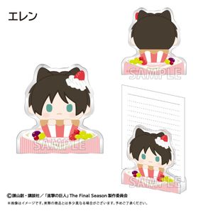 進撃の巨人_アクリルフィギュアメモスタンド エレン