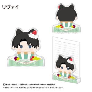 進撃の巨人_アクリルフィギュアメモスタンド リヴァイ