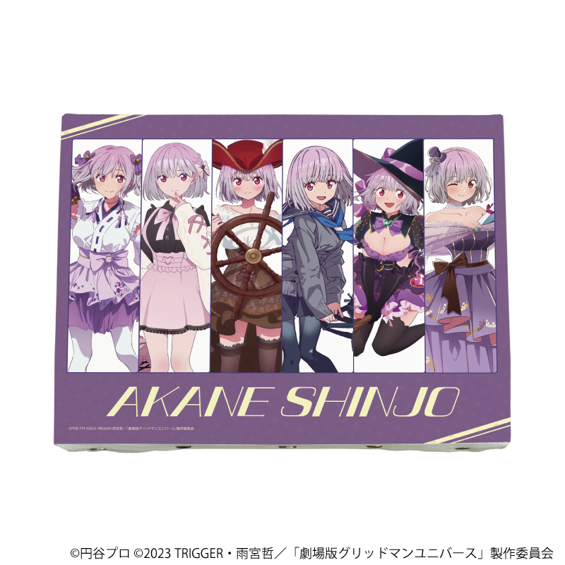 グリッドマンユニバース_キャンバスボード07/新条アカネ 集合デザイン(描き下ろしイラスト)