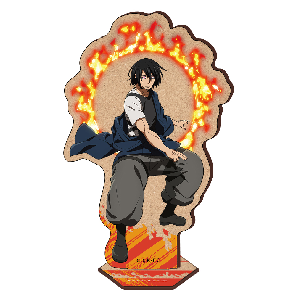 炎炎ノ消防隊 参ノ章_木製キャラスタンド 新門 紅丸