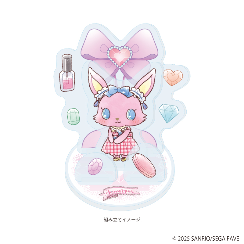 ジュエルペット_アクリルスタンドプレート 06/ルナ(グラフアートイラスト)