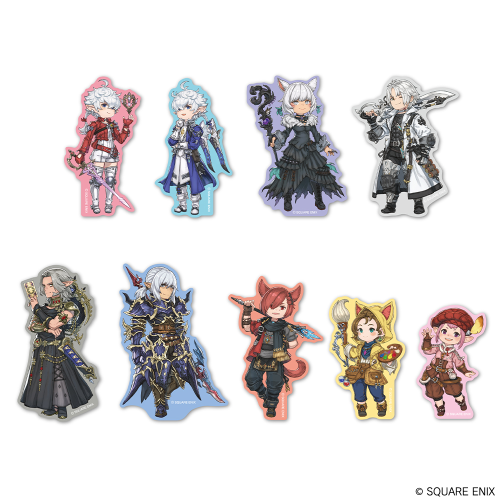ファイナルファンタジーXIV_キャラクターステッカーセット