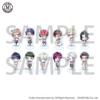 A3!×Sanrio characters_連結アクリルキーホルダー01/佐久間咲也×ハロー