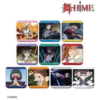 舞-HiME_トレーディング場面写角丸スクエア缶バッジ(単位/BOX