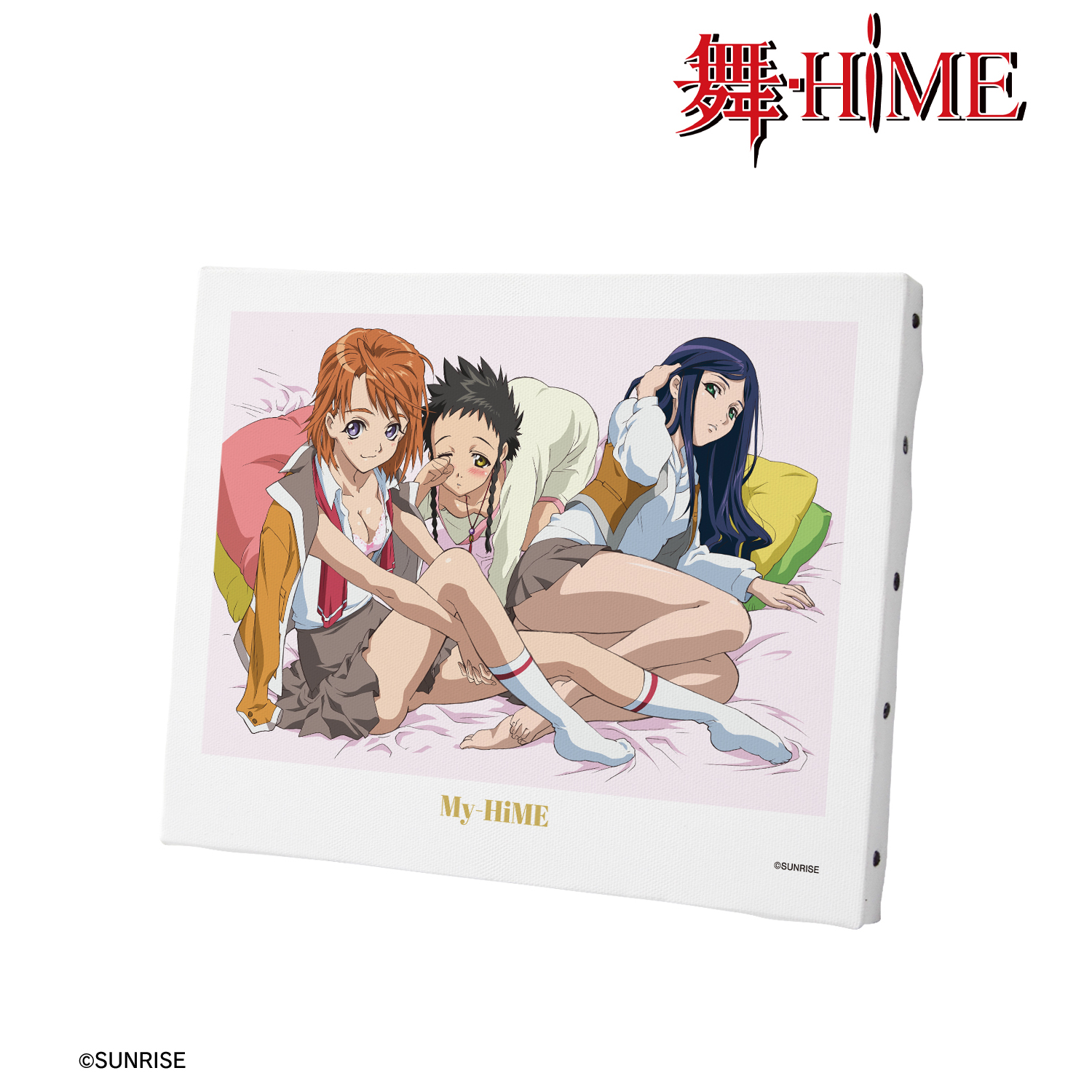 舞-HiME_鴇羽 舞衣&玖我 なつき&美袋 命 ver.B F0号 キャンバスボード