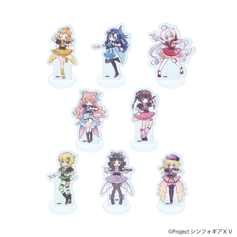 戦姫絶唱シンフォギアＸＶ_アクリルぷちスタンド15/コンプリートセット(全8種)(グラフアートイラスト)【コンプリートセット/8個入り】