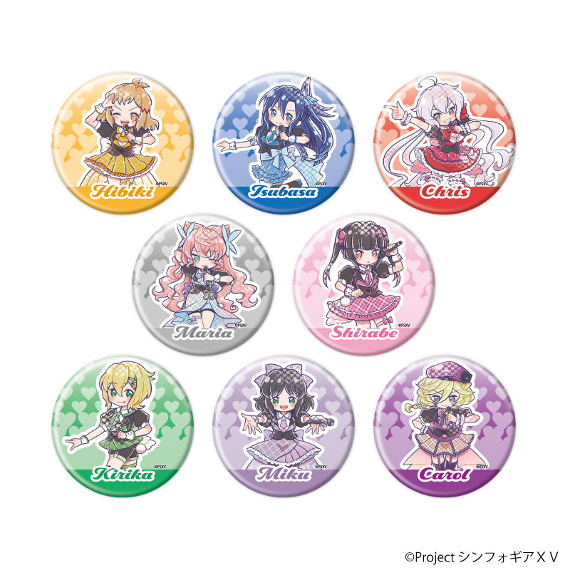 戦姫絶唱シンフォギアＸＶ_缶バッジ25/コンプリートセット(全8種)(グラフアートイラスト)【コンプリートセット/8個入り】