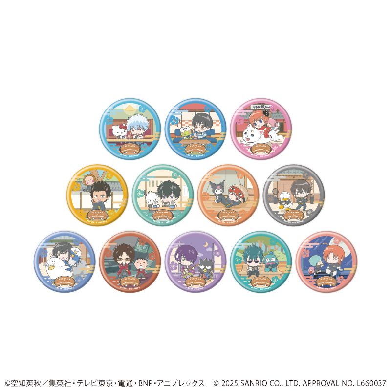 銀魂 サンリオ 缶バッジ 桂小太郎 12点 銀魂×サンリオキャラクターズ_缶バッジ02/コンプリートセット(全12種