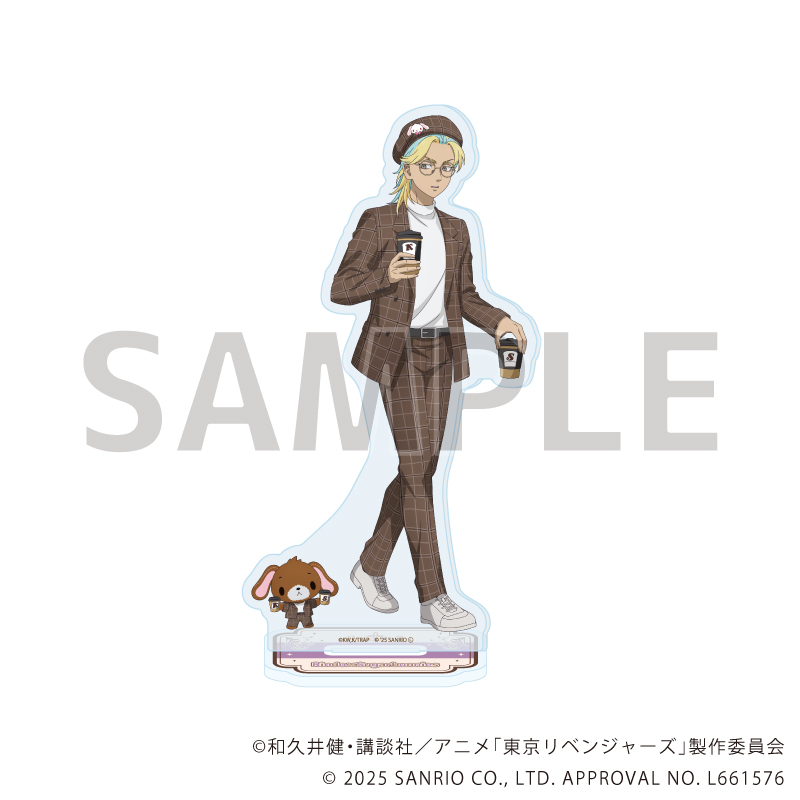 東京リベンジャーズ×サンリオキャラクターズ_アクリルスタンド18/灰谷 竜胆×シュガーバニーズ(コラボイラスト)