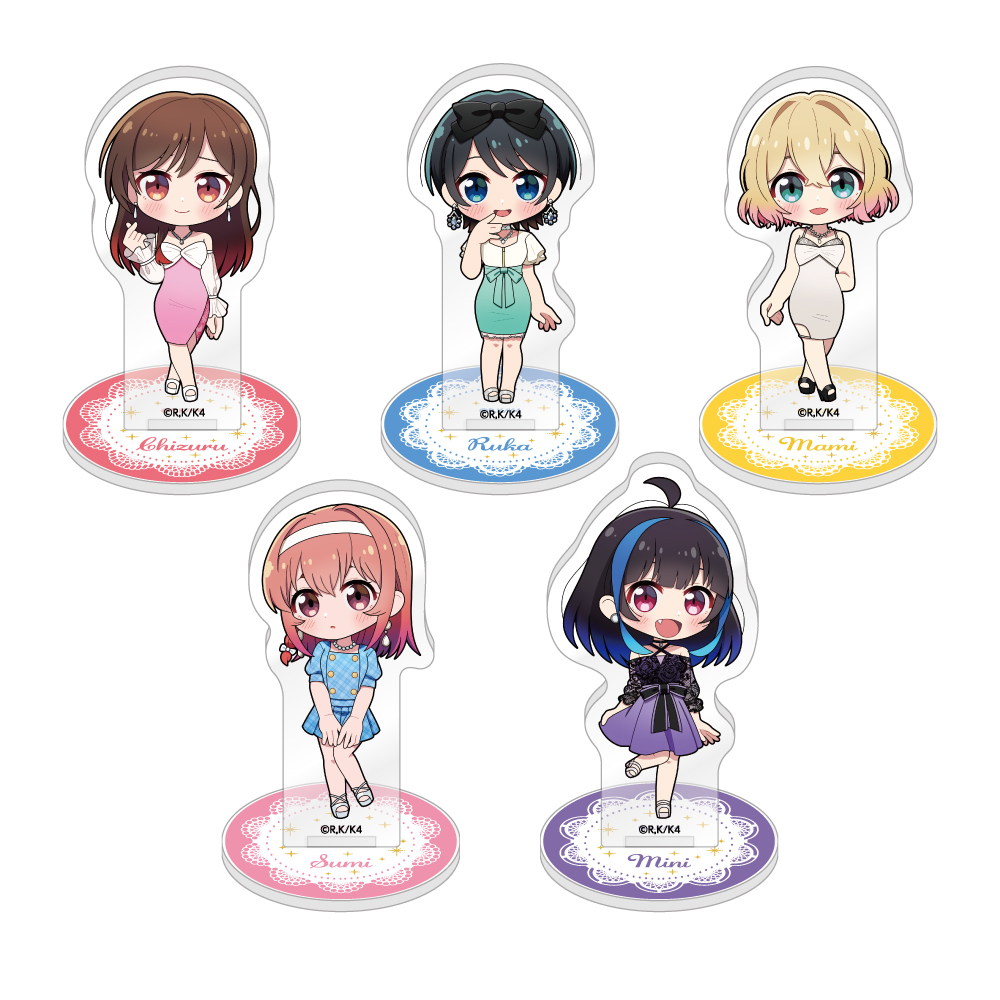 彼女、お借りします_トレーディンちびキャラアクリルスタンド【BOX／5個入り】【コンプリートBOX】