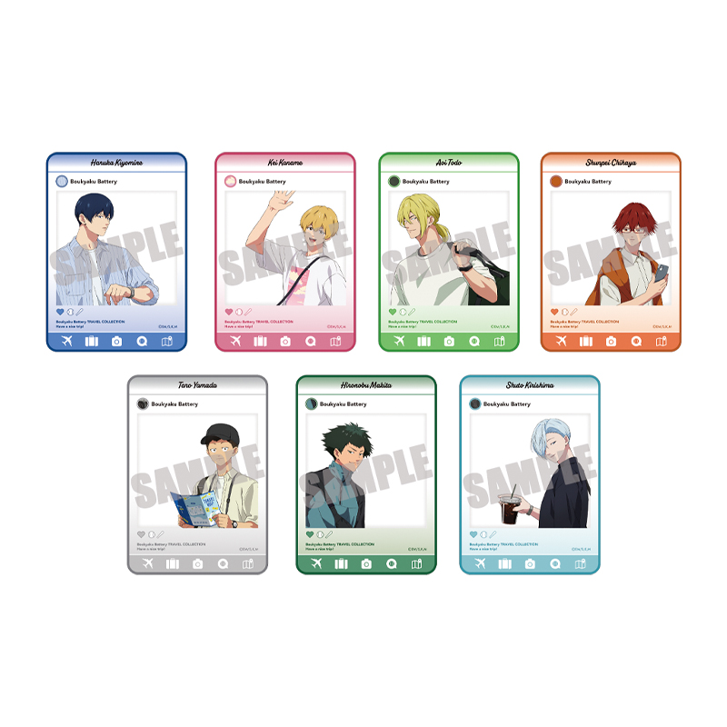 忘却バッテリー_トレーディングクリアカードコレクション TRAVEL ver.　【OPP／7個入り】