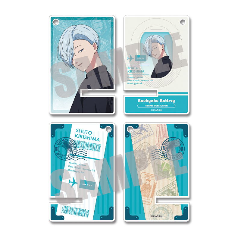 忘却バッテリー_アクリルミニスマホスタンド 桐島秋斗 TRAVEL ver.