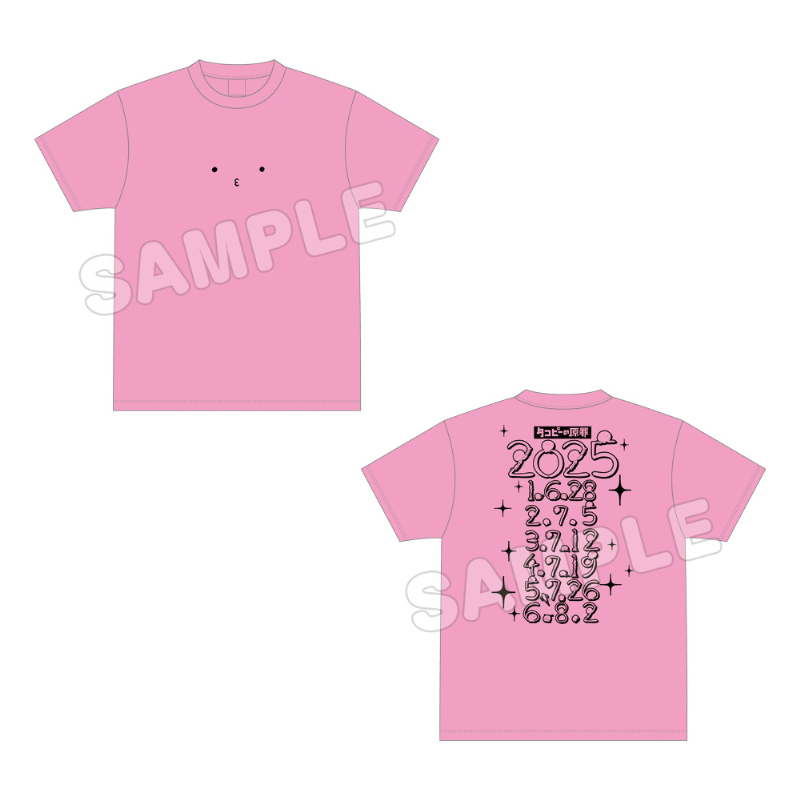 タコピーの原罪_Tシャツ　タコピーフェイス　ピンク	