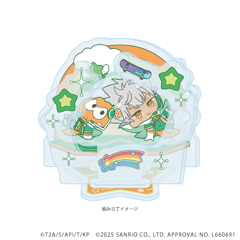 KING OF PRISM-Your Endless Call-×サンリオキャラクターズ_アクリルスタンドプレート10/J(コラボイラスト)