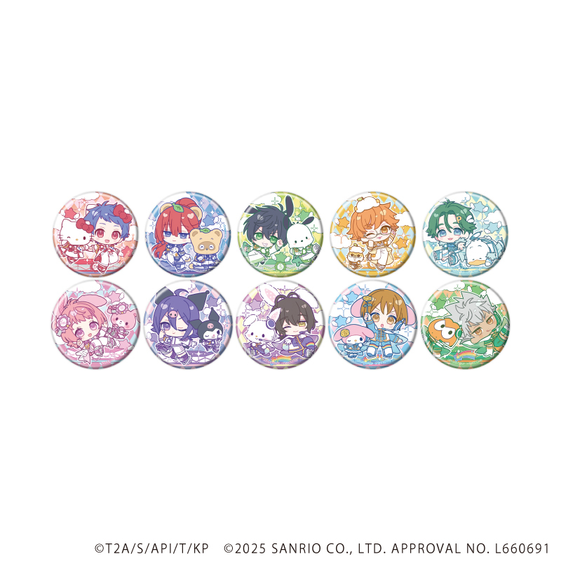 KING OF PRISM-Your Endless Call-×サンリオキャラクターズ_缶バッジ01/コンプリートセット(全10種)(コラボイラスト)【コンプリートセット/10個入り】