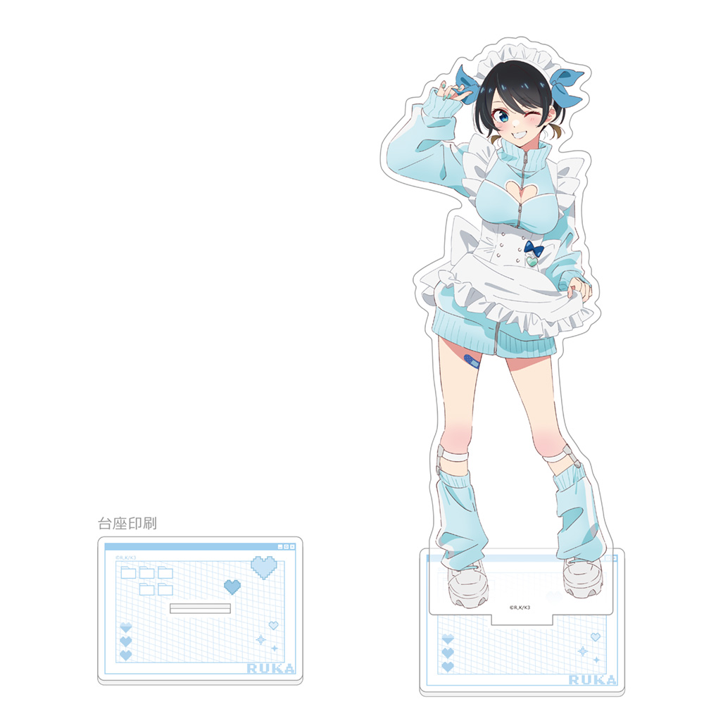 彼女、お借りします_描き下ろし特大アクリルスタンド(更科瑠夏/ジャージメイド)