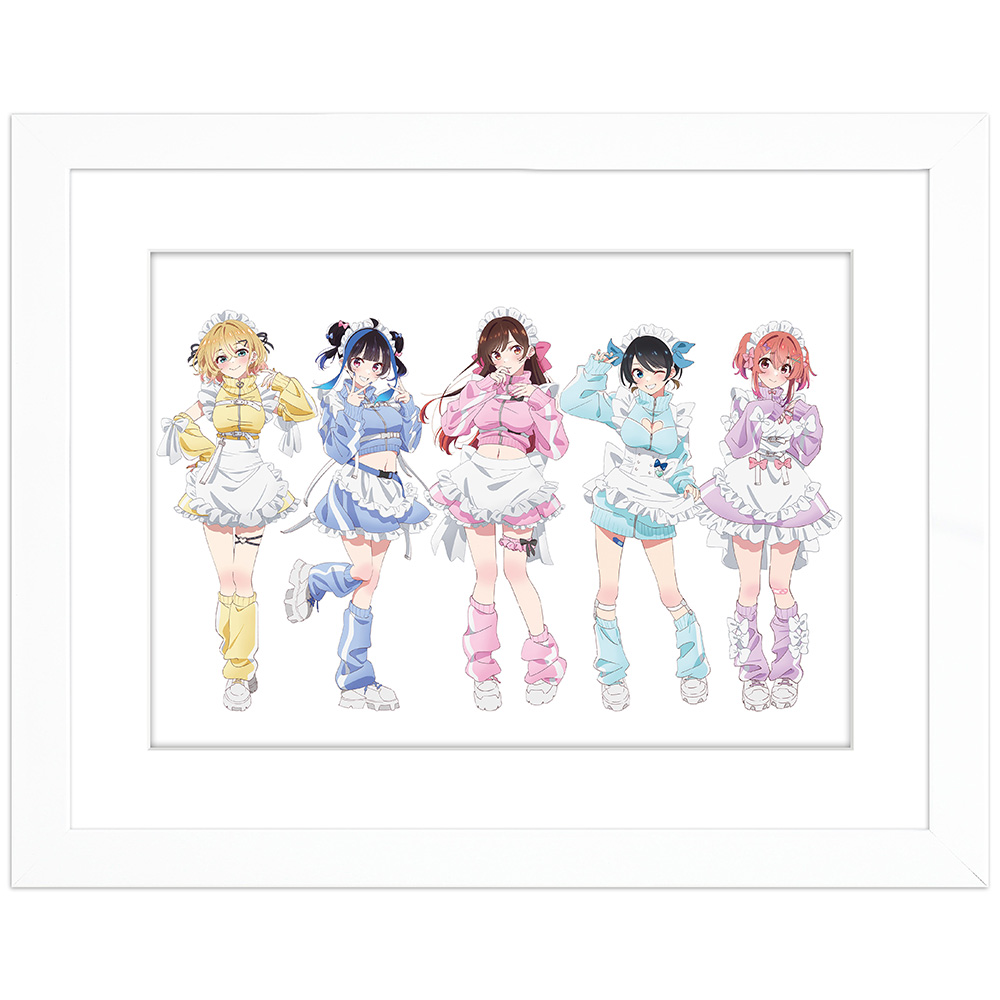 彼女、お借りします_描き下ろしキャラファイングラフ(ジャージメイド)A4