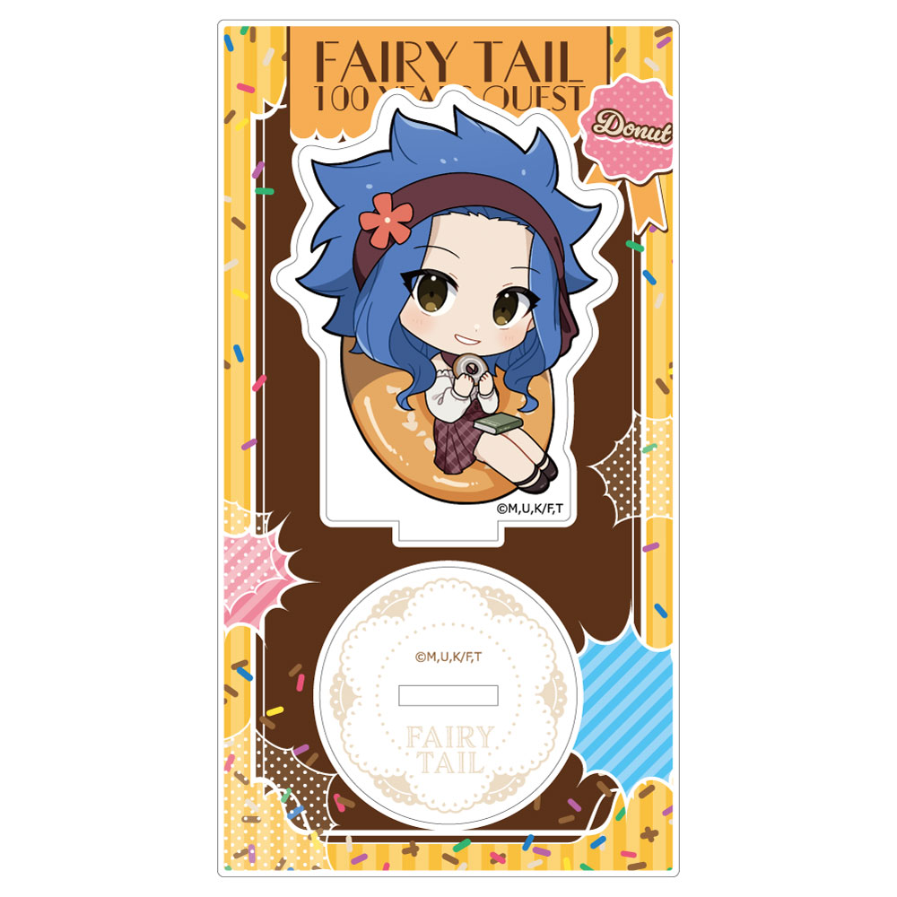 FAIRY TAIL 100年クエスト_アクリルスタンド(レビィ/ドーナツ)