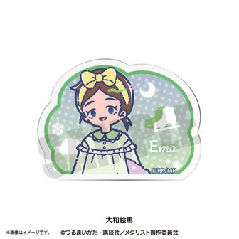 メダリスト　三家田涼佳　那智鞠緒　セット メダリスト_三家田涼佳&那智鞠緒 BIGアクリルキーホルダー