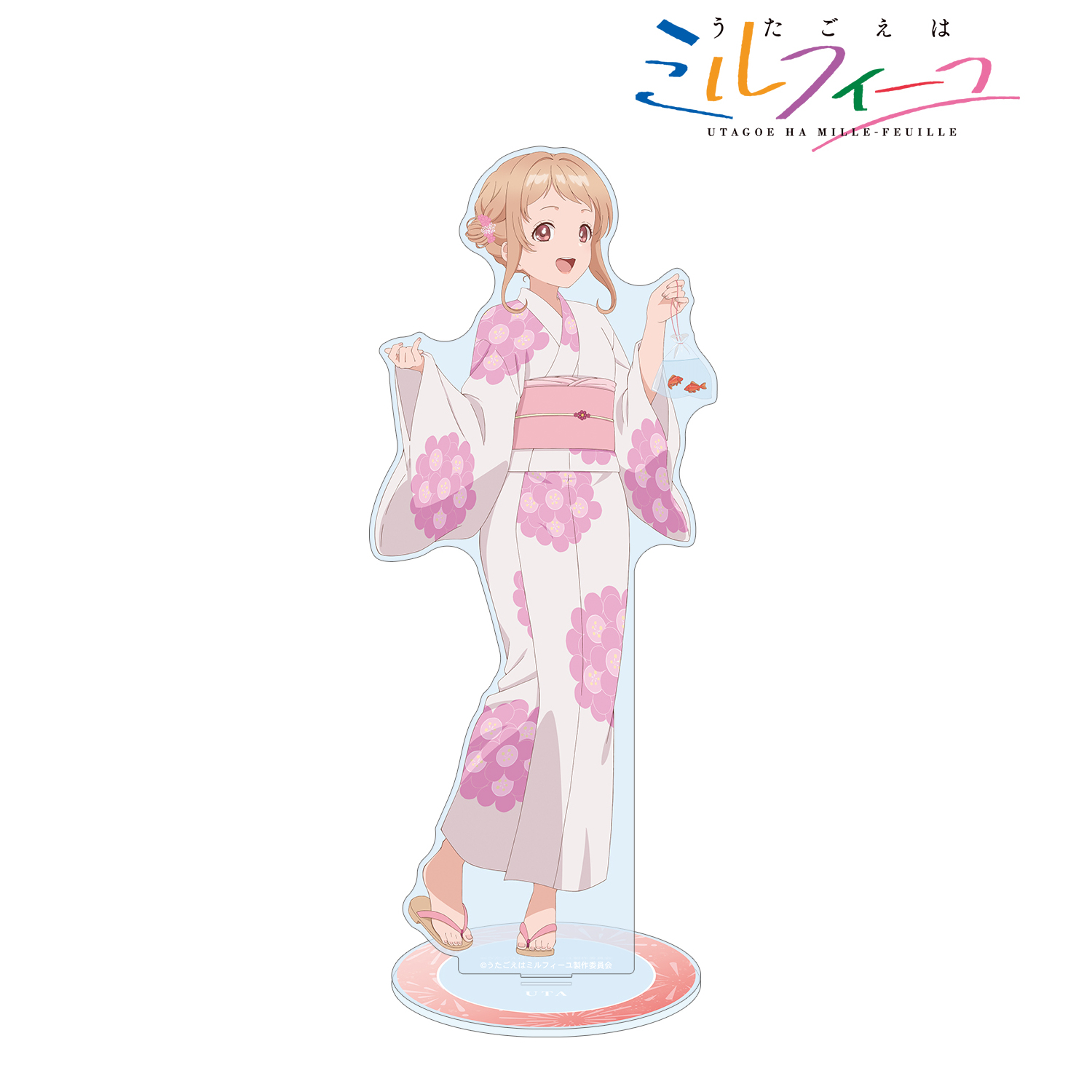 うたごえはミルフィーユ_描き下ろし ウタ 夏祭りver. 特大アクリルスタンド