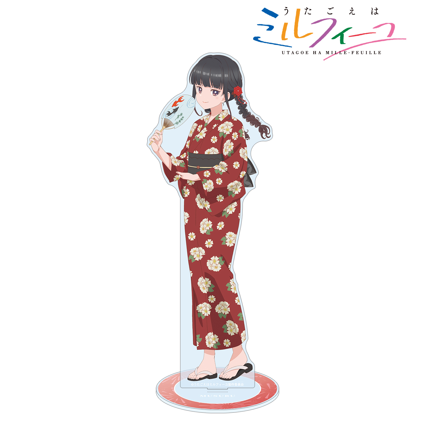 うたごえはミルフィーユ_描き下ろし ムスブ 夏祭りver. 特大アクリルスタンド
