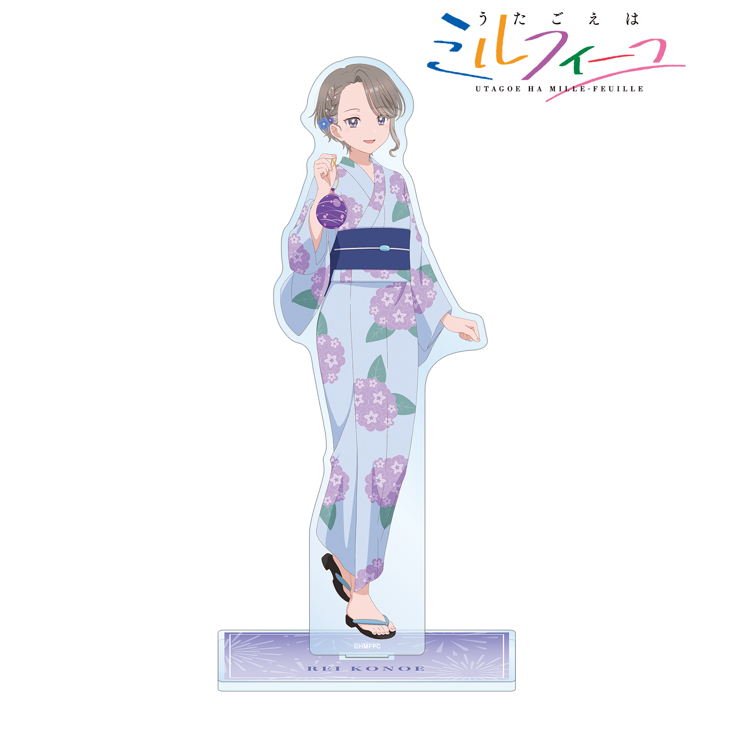 うたごえはミルフィーユ_描き下ろし レイレイ 夏祭りver. BIGアクリルスタンド