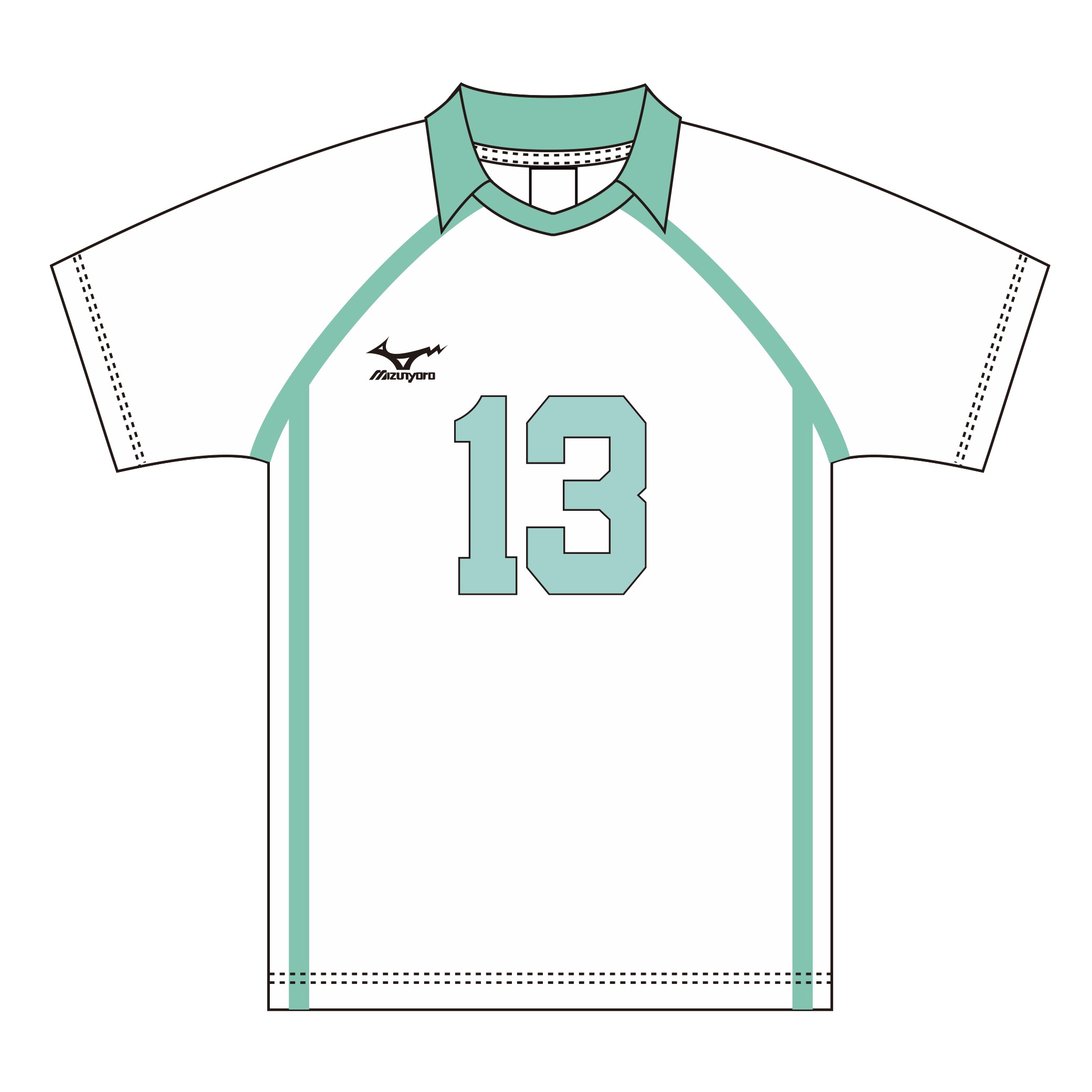 ハイキュー!!_XLサイズ_ユニフォーム 青葉城西高校 国見英