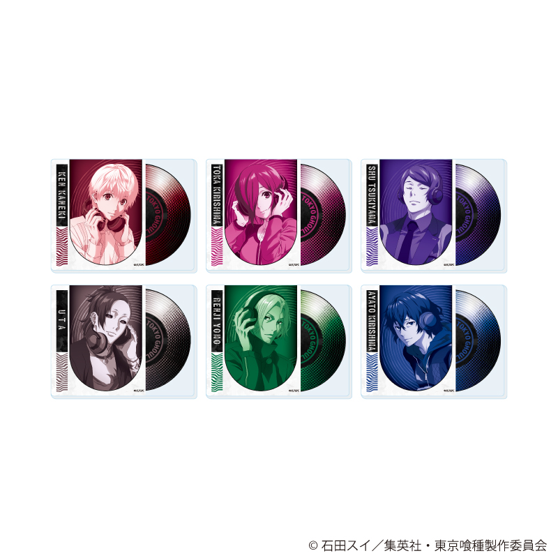 東京喰種_アクリルカード04/コンプリートセット(全6種)(描き下ろしイラスト)【コンプリートセット/6個入り】
