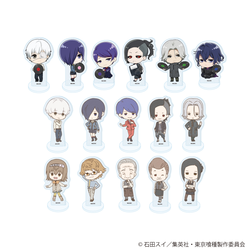 東京喰種_アクリルぷちスタンド02/コンプリートセット(全16種)(描き起こしイラスト)【コンプリートセット/16個入り】