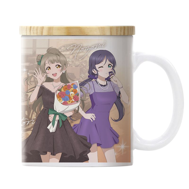 ラブライブ!_ことり&絵里&希&にこ フタ付き フルカラーマグカップ
