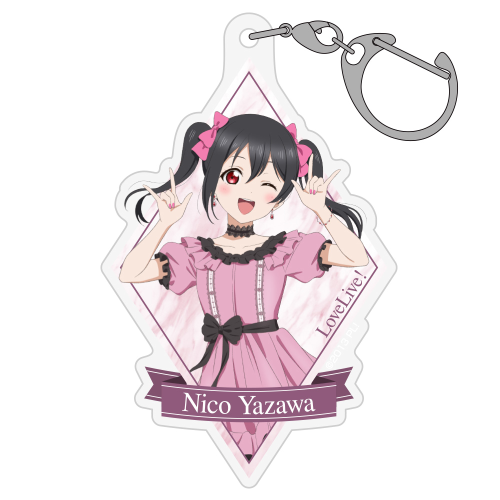 ラブライブ!_矢澤 にこ アクリルマルチキーホルダー パーティードレス2025Ver.